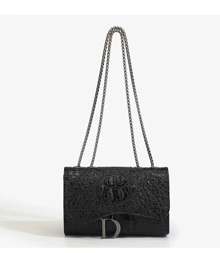Sequin Chain Crossbody Handbag