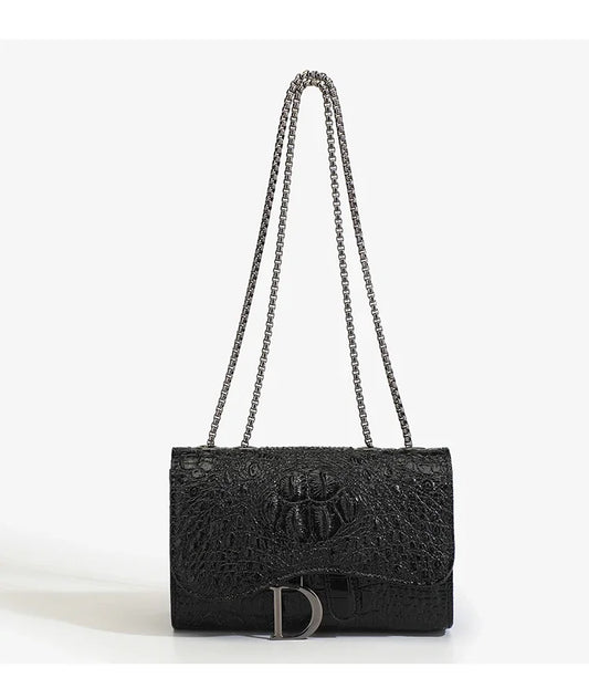 Sequin Chain Crossbody Handbag