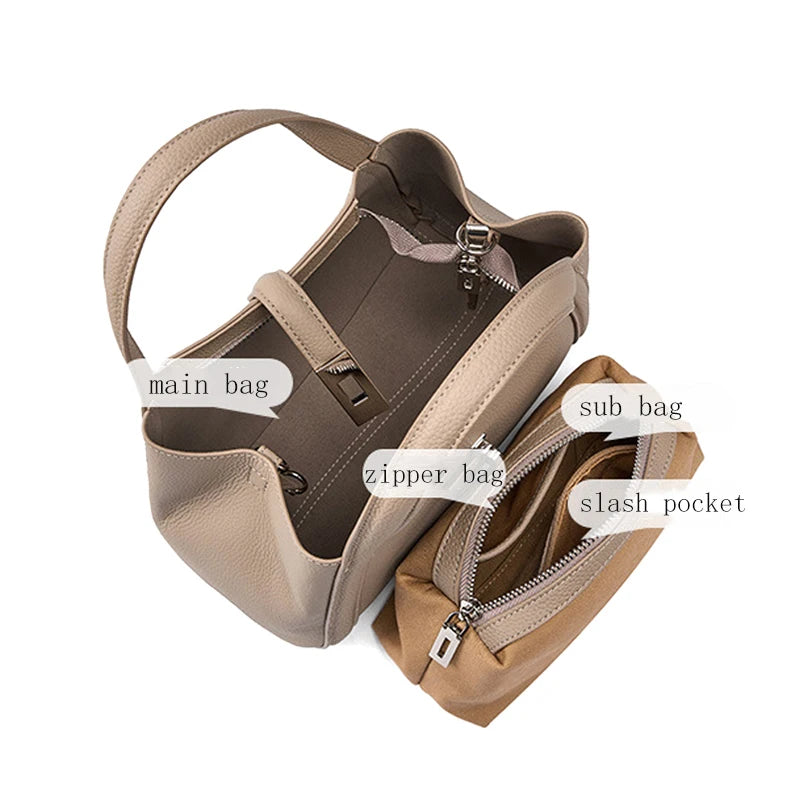 FOXER Genuine Leather Mini Handbag