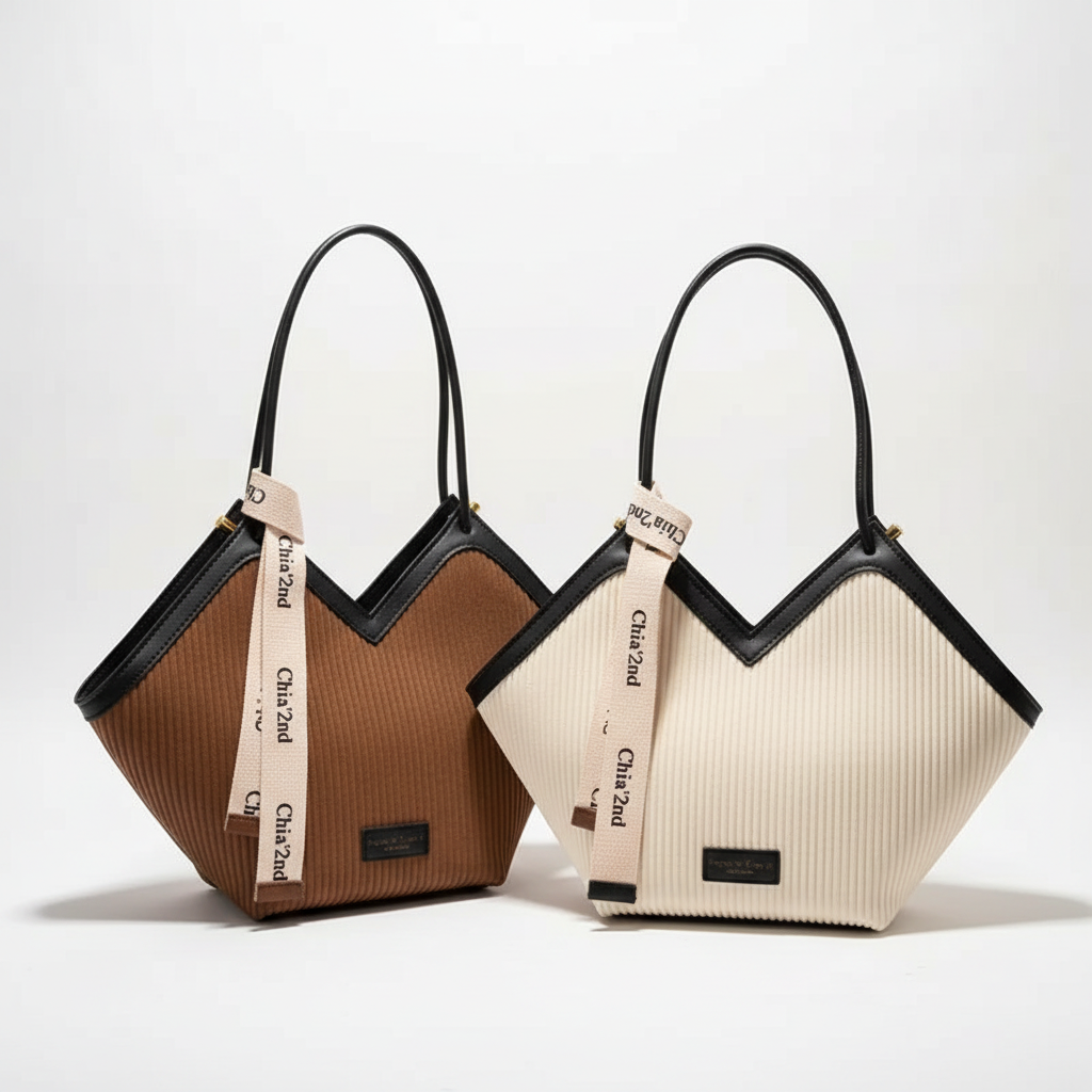 PU Leather Heart-Shaped Tote Bag