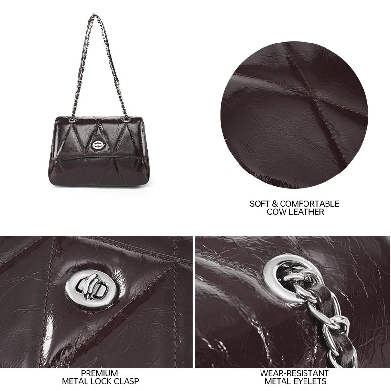 LA FESTIN Chain Shoulder Crossbody Bag 2026