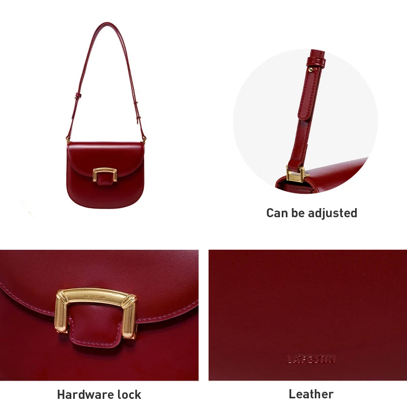 LA FESTIN Saddle Crossbody Bag