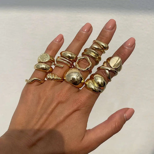 Water Drop Ring Set