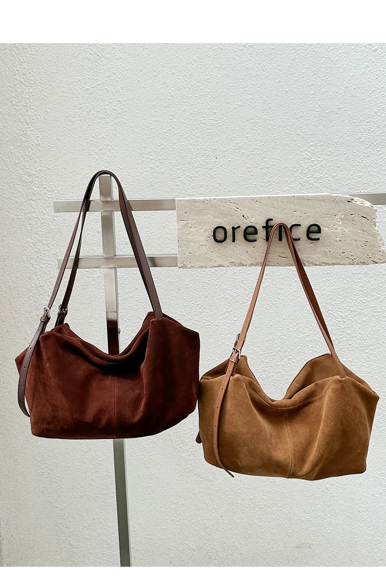 Genuine Leather Commuter Tote Bag