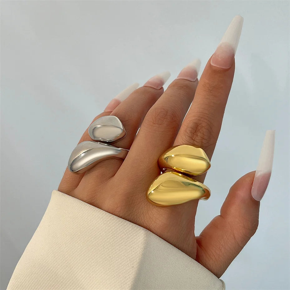 Snake Water Drop Ring