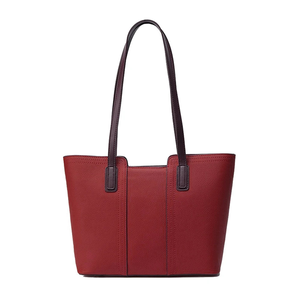 Zency Genuine Leather Large Work Tote Bag