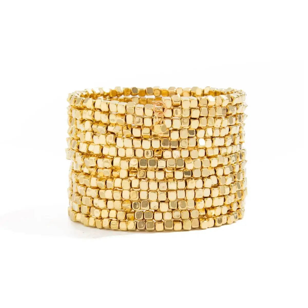 Vintage Multi Layer Wide Bracelet Punk CCB Acrylic Bead