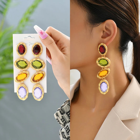 Luxury Design Charm Dangle Earrings