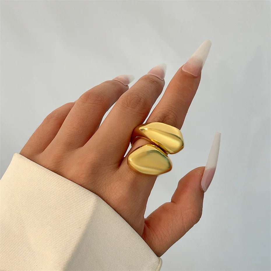 Snake Water Drop Ring