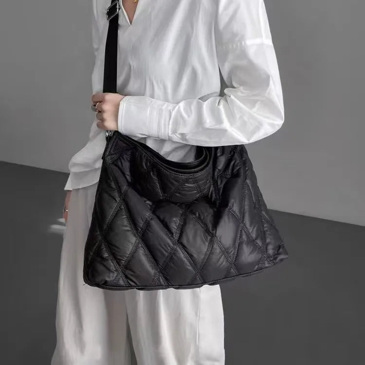 Quilted Puffer Shoulder Bag