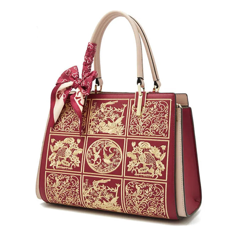 FOXER Office Leather Tote Bag