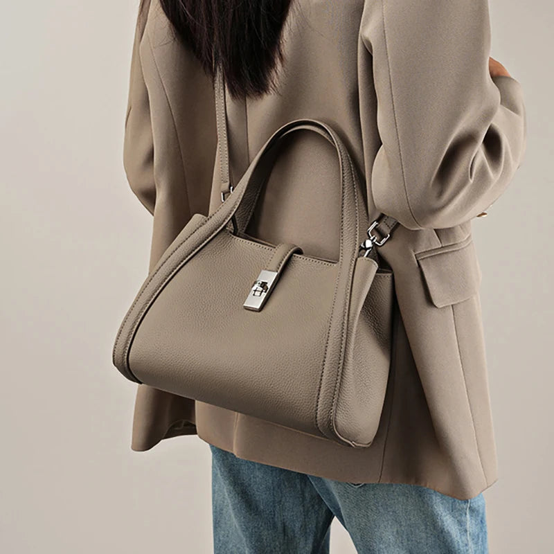 FOXER Genuine Leather Mini Handbag
