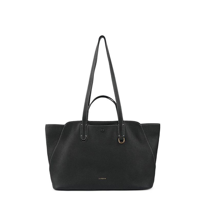 LA FESTIN Large Leather Tote Bag