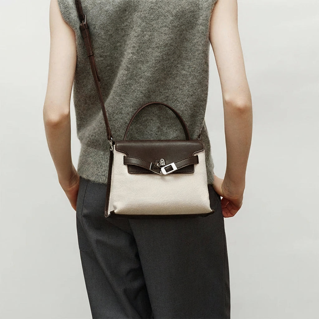 LA FESTIN Leather Tote Shoulder Bag