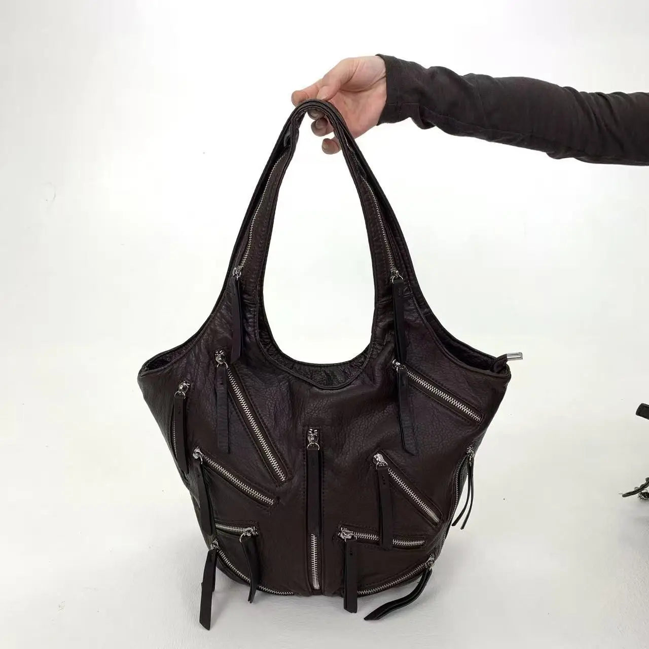 Y2K Vintage Multi-Pocket Shoulder Bag
