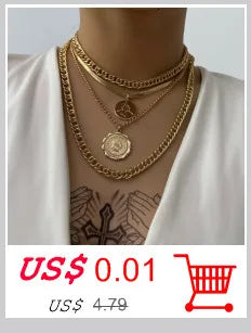 Snake Chain Ball Pendant Choker