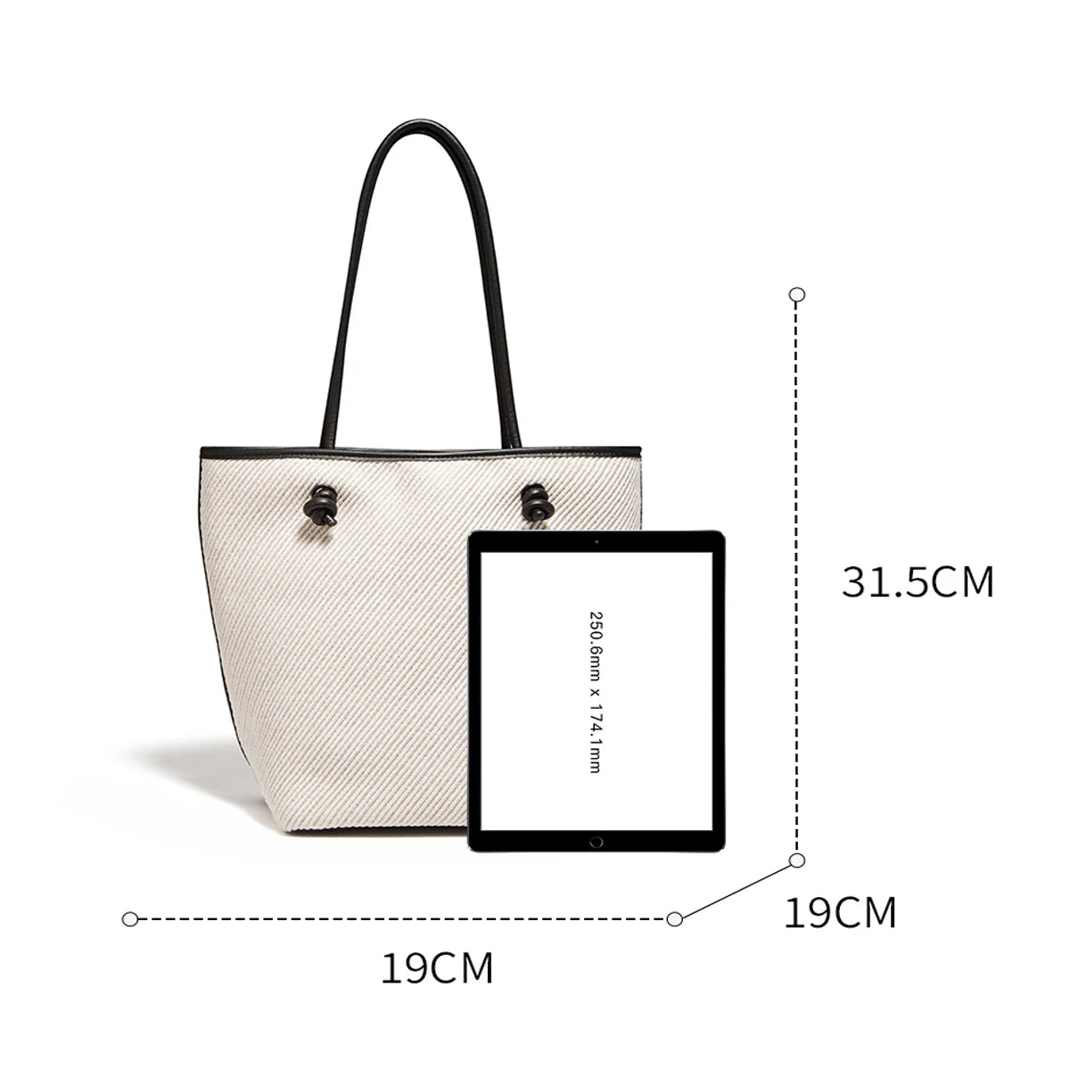 FOXER Women’s Fabric Bucket Tote Bag 2026