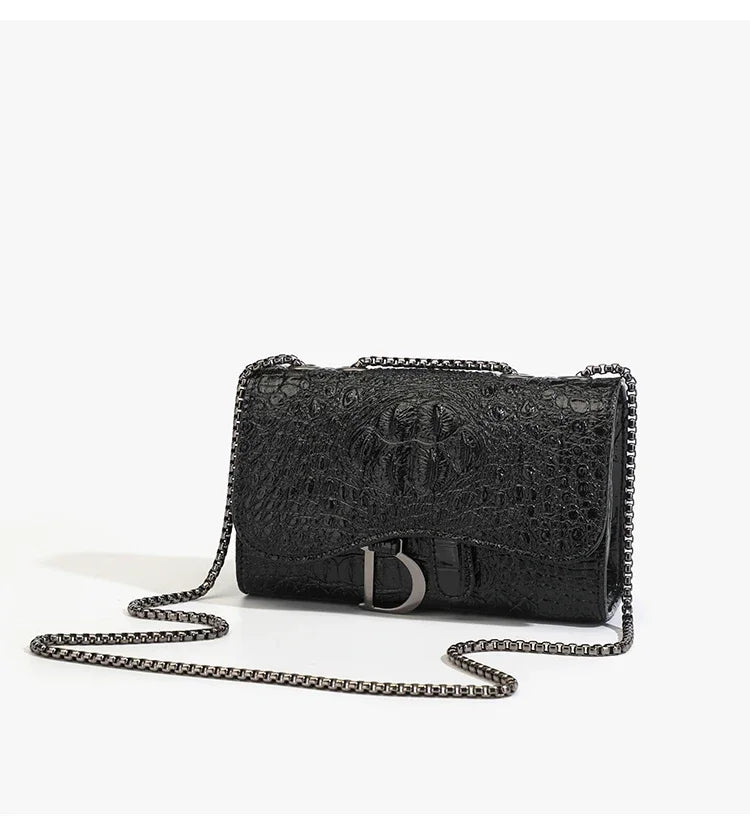 Sequin Chain Crossbody Handbag