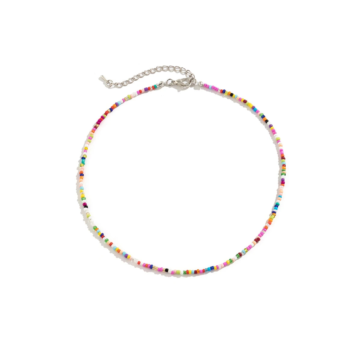 Boho Seed Bead Choker Necklace