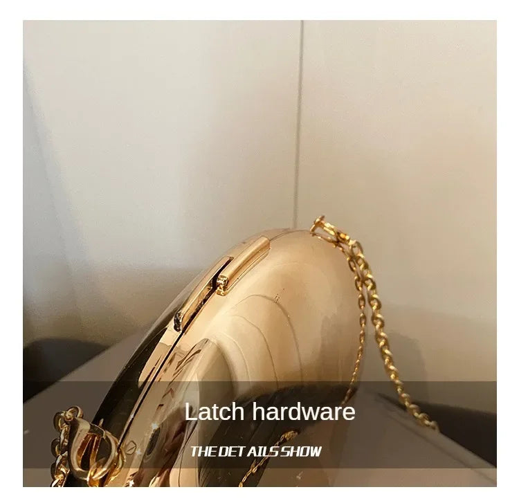 Acrylic Shell Evening Clutch Bag