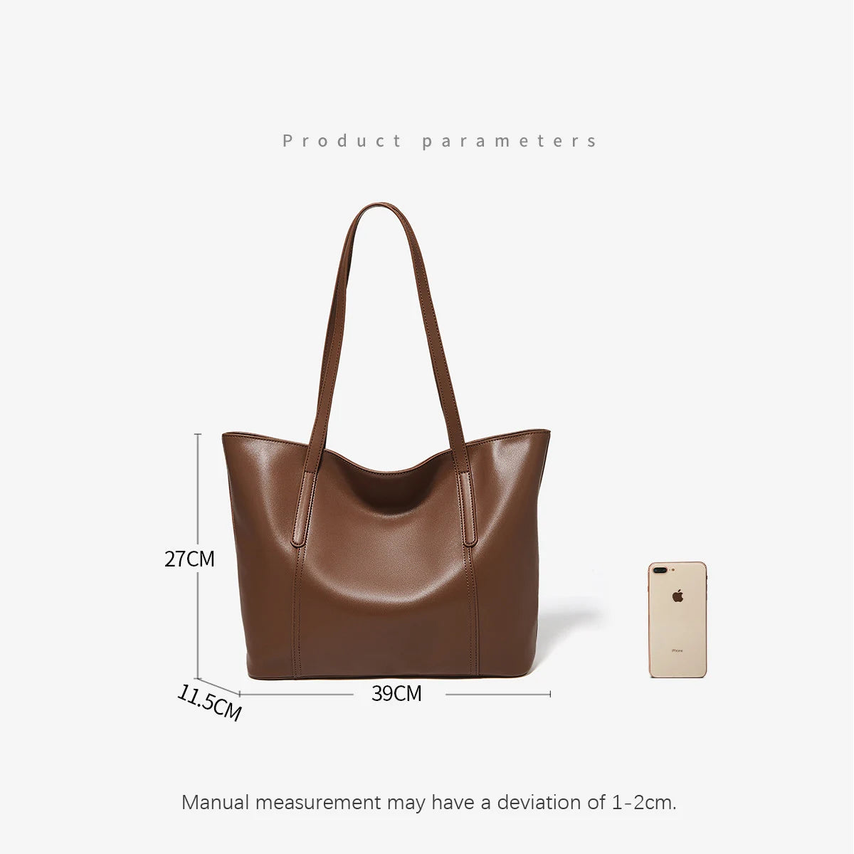 FOXER Women’s Large Leather Tote Bag 2026