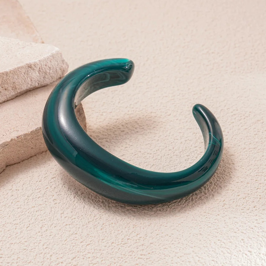 Exaggerated Round Cuff Bangles Bracelet