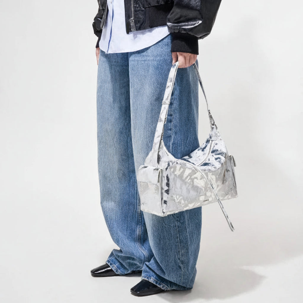 Classic Leather Shoulder Tote