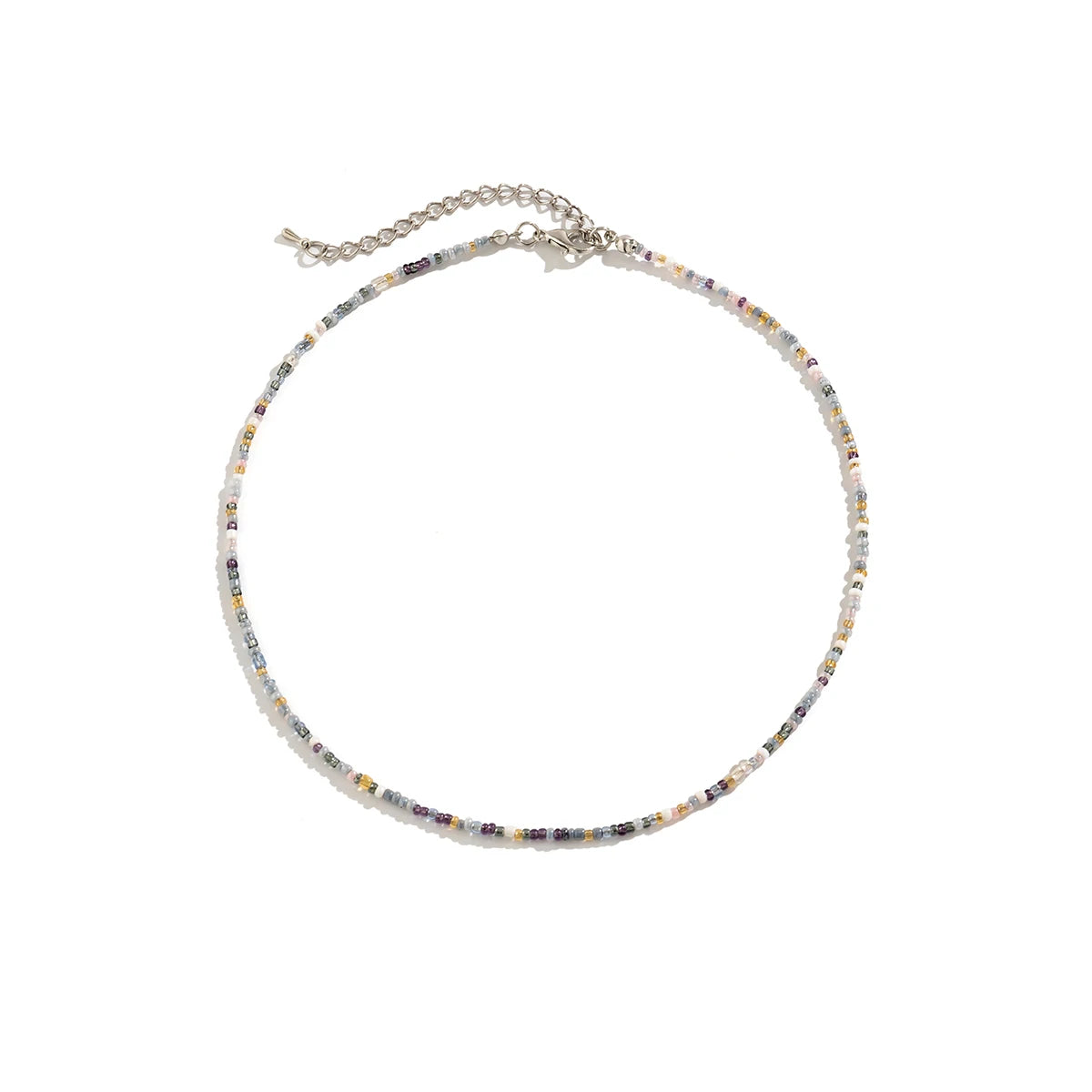 Boho Seed Bead Choker Necklace