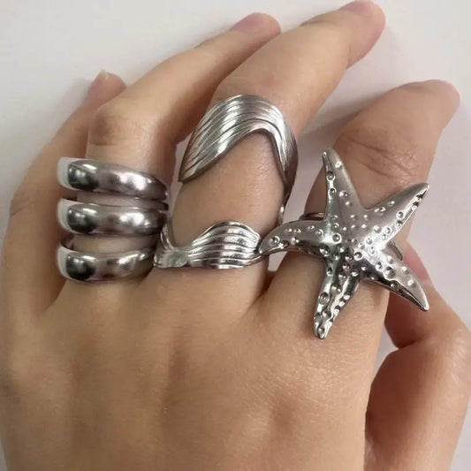 Starfish Open Ring