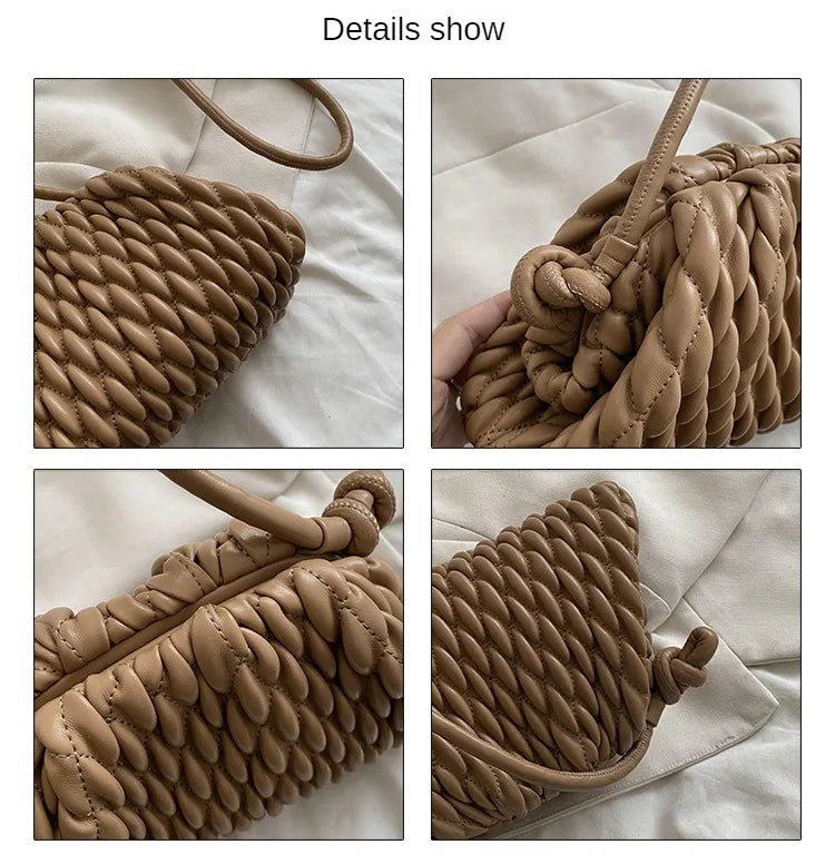 Embroidered Crossbody Shoulder Bag