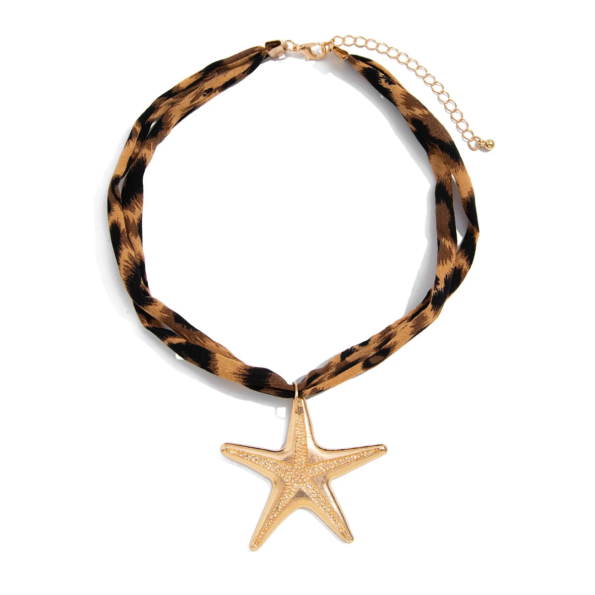 Layered Starfish Heart Necklace
