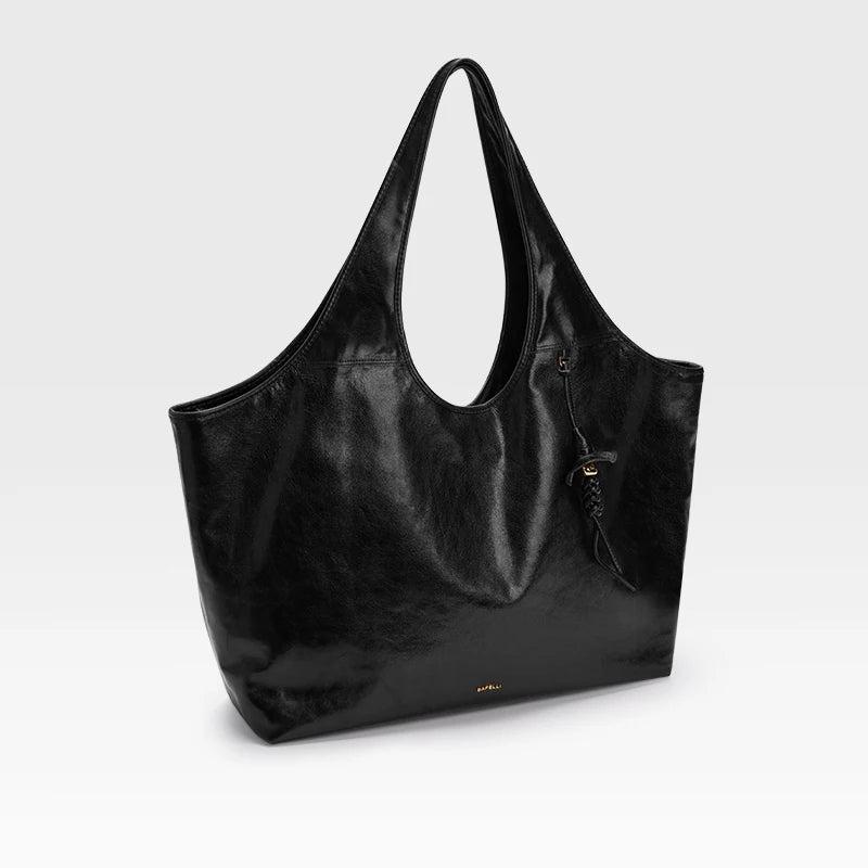 Genuine Leather Large Tote Bag