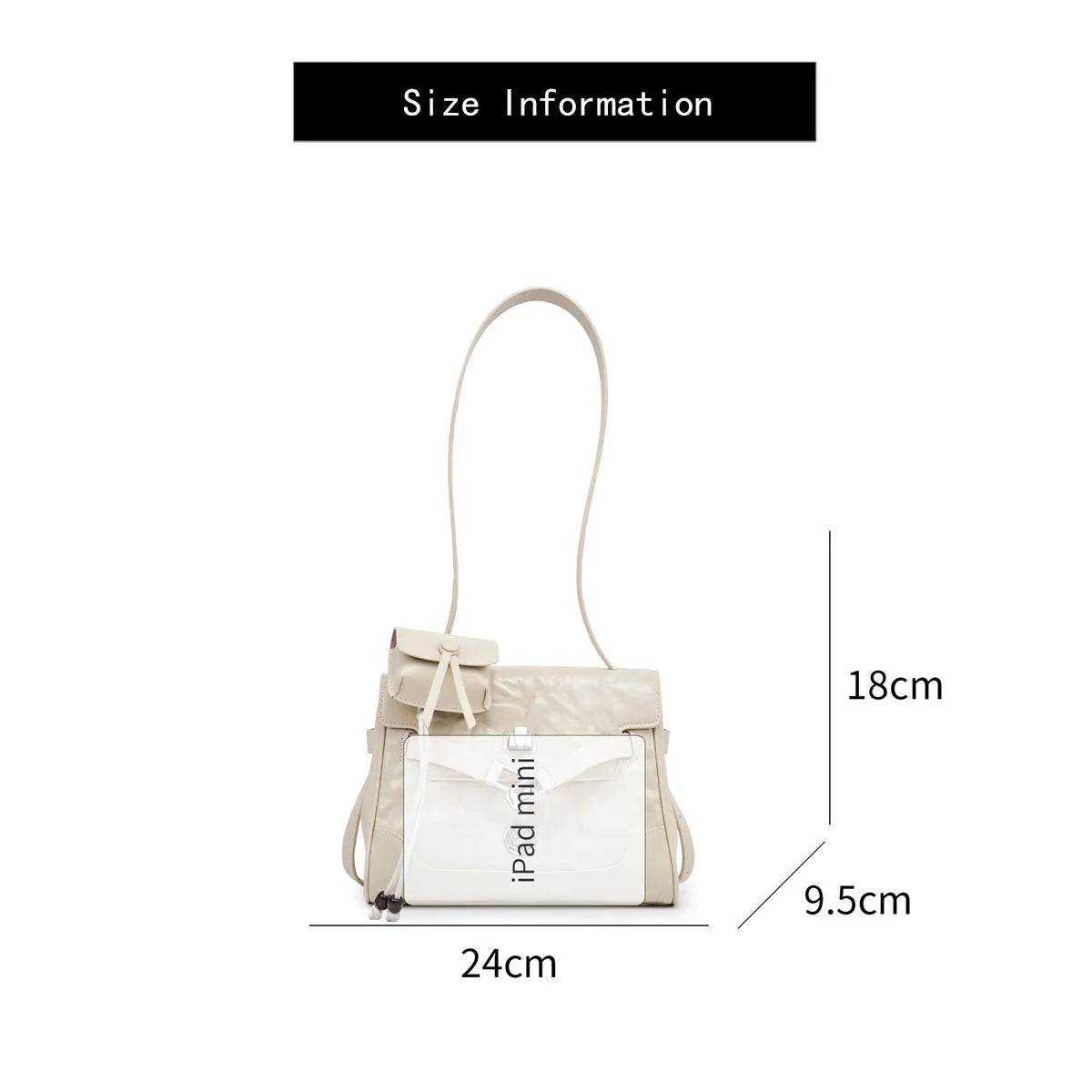 FOXER Wrinkled Leather Crossbody Bag