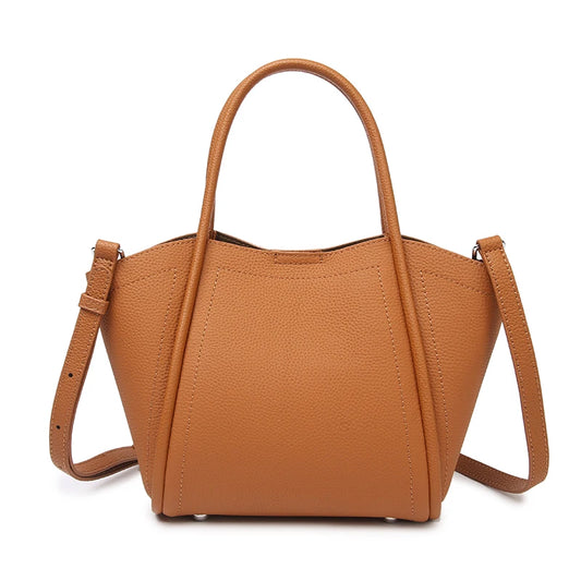 Women’s Vintage Genuine Leather Bat Crossbody Bag
