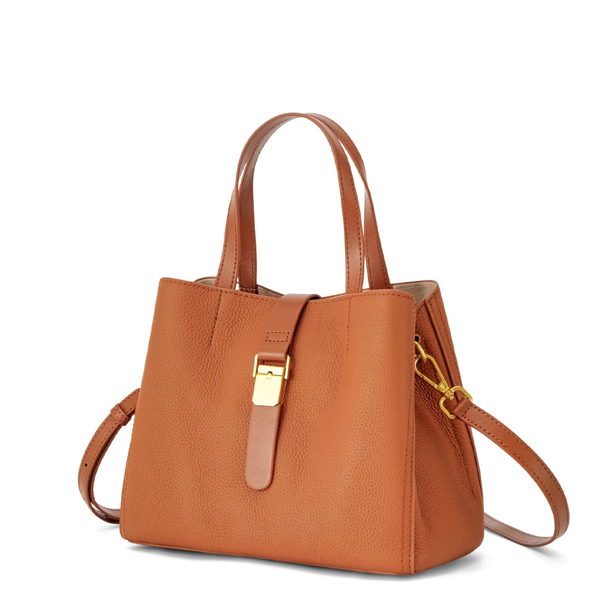 LA FESTIN Leather Top Handle Crossbody Bag