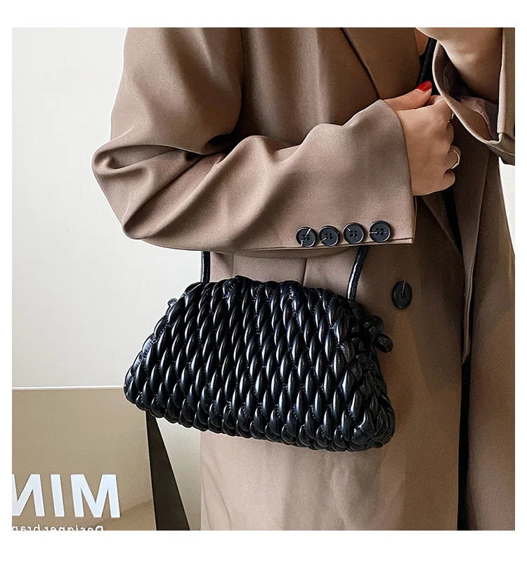 Embroidered Crossbody Shoulder Bag