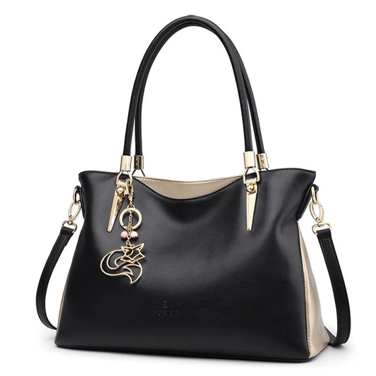 FOXER Women’s Large Leather Work Tote Bag