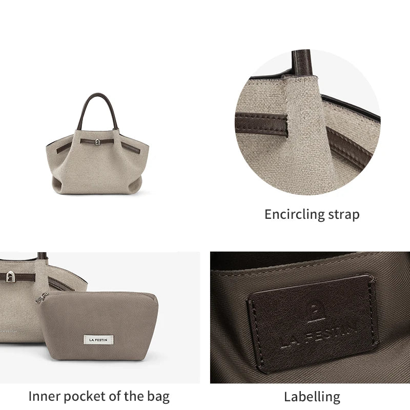 LA FESTIN Large Luxury Tote Bag