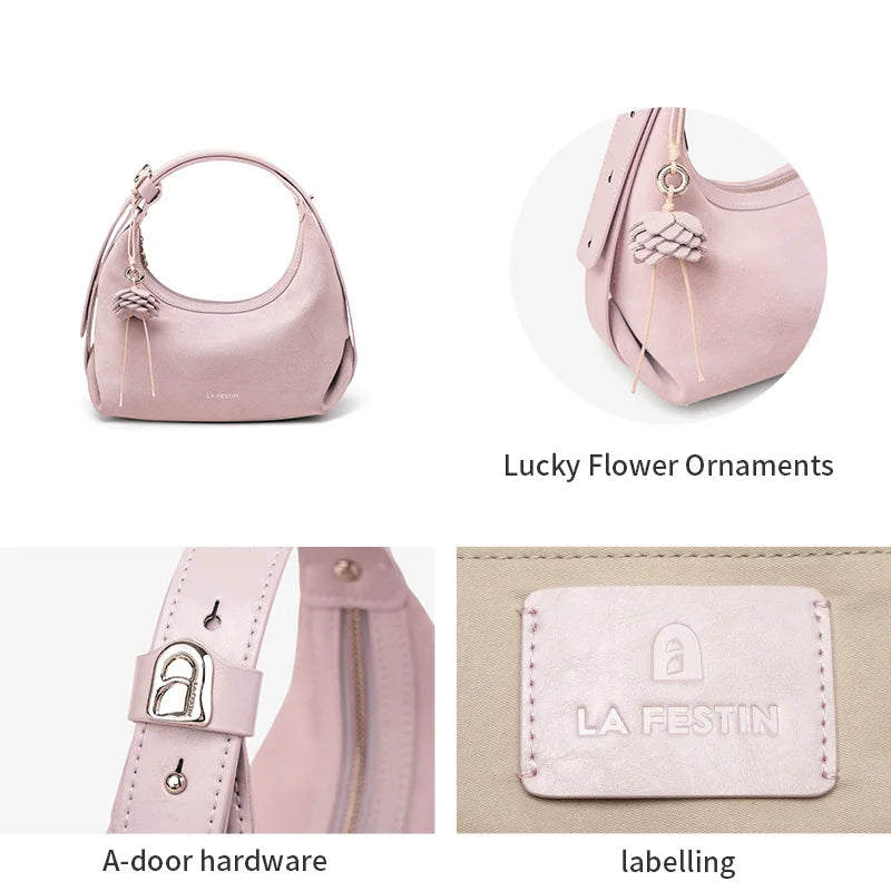 LA FESTIN Small Leather Shoulder Bag