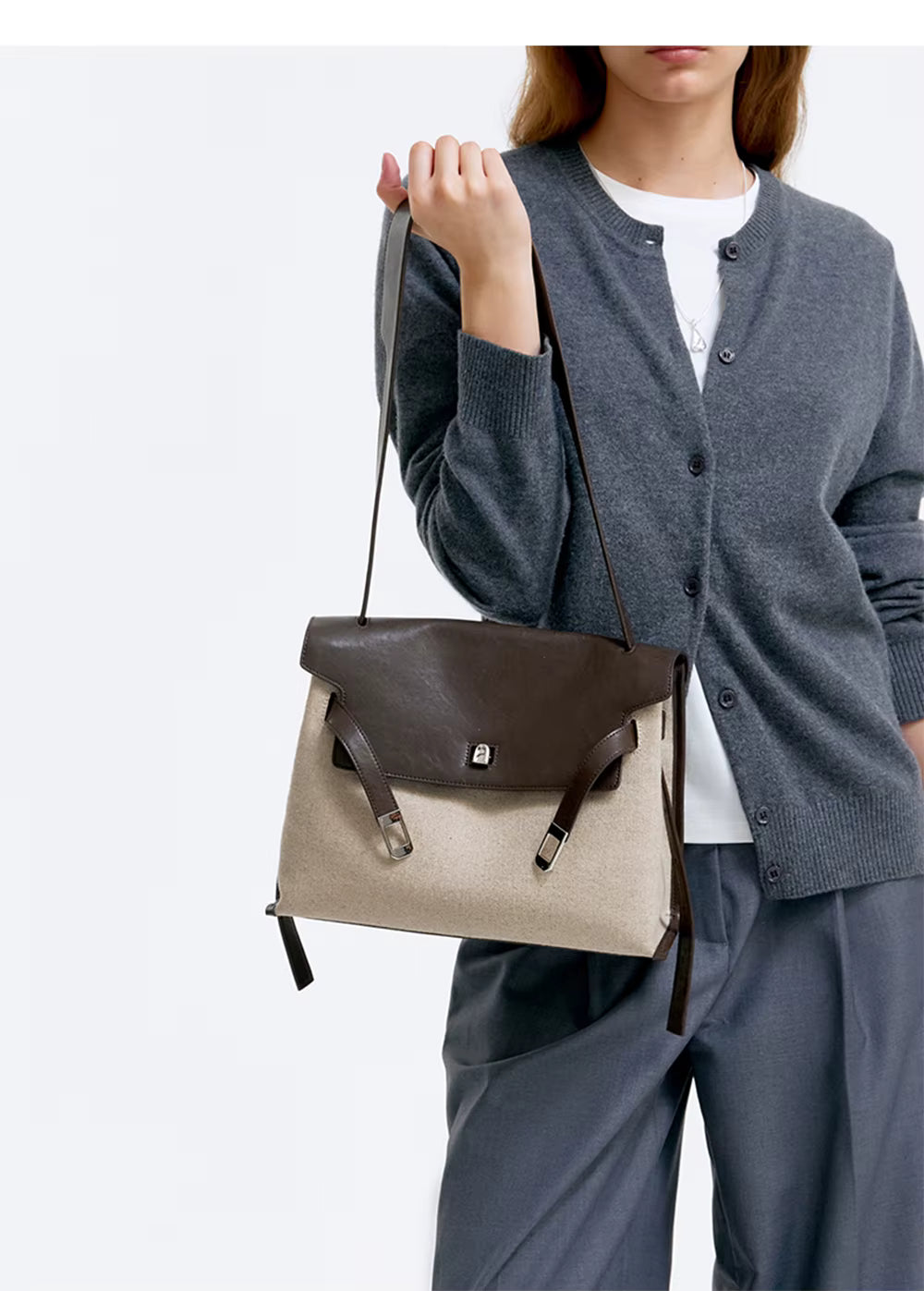 LA FESTIN Large Shoulder Tote Bag