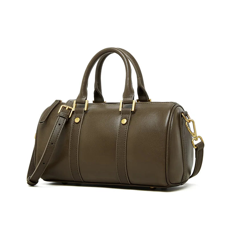 YANATARI Cattle Leather Shoulder Bag