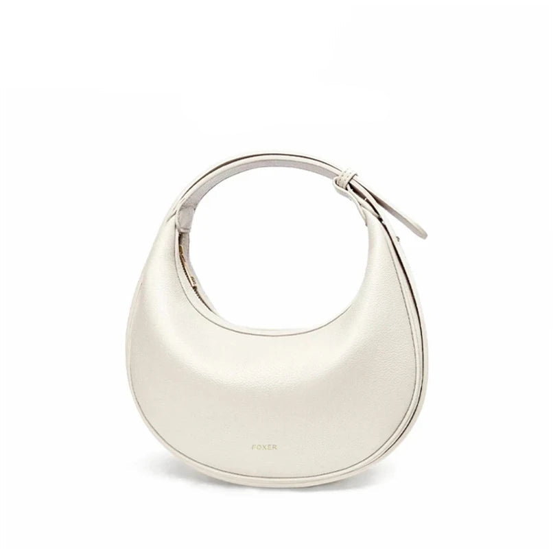 FOXER Crescent Half-Moon Shoulder Bag