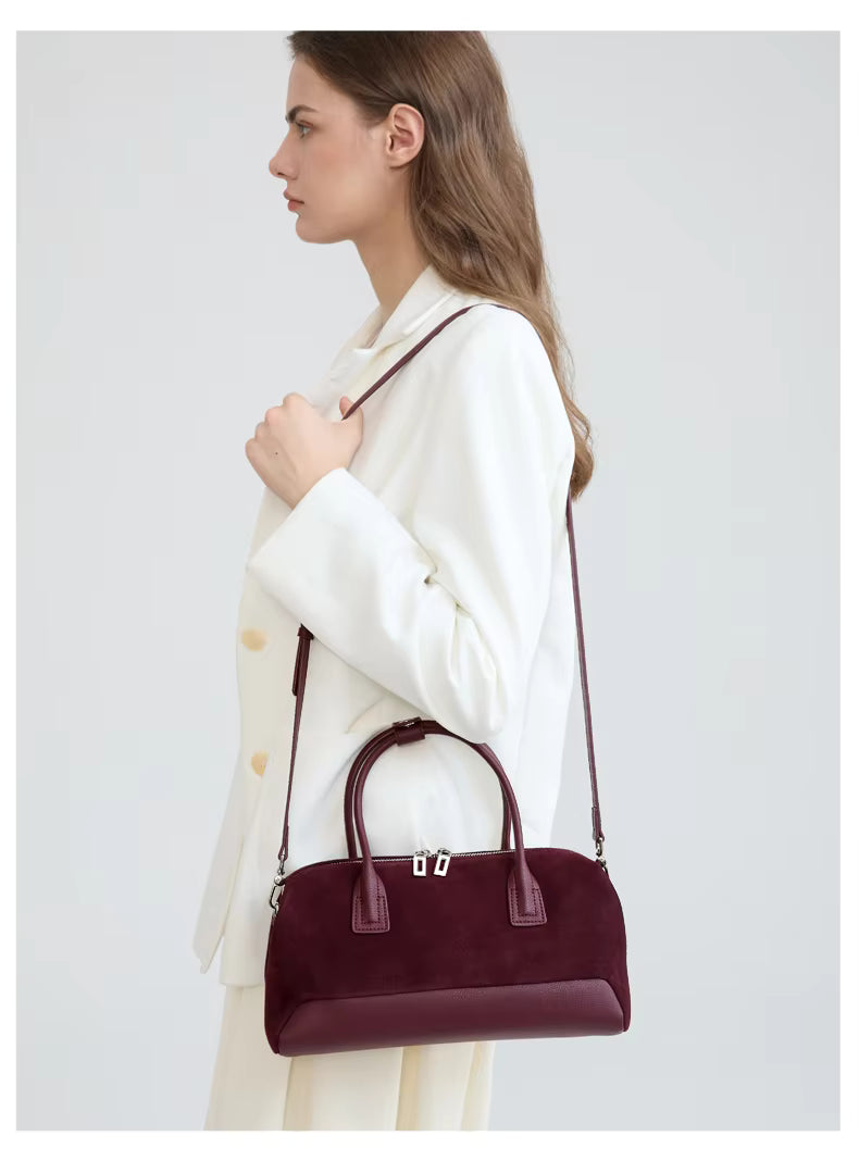 Women’s Suede Rectangular Tote Bag
