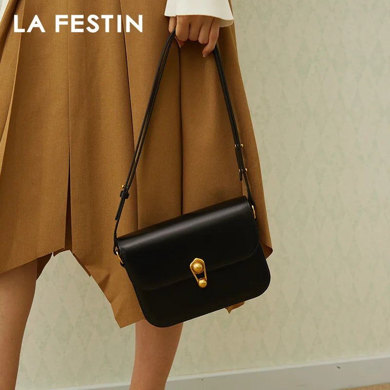 LA FESTIN Mini Leather Crossbody Bag