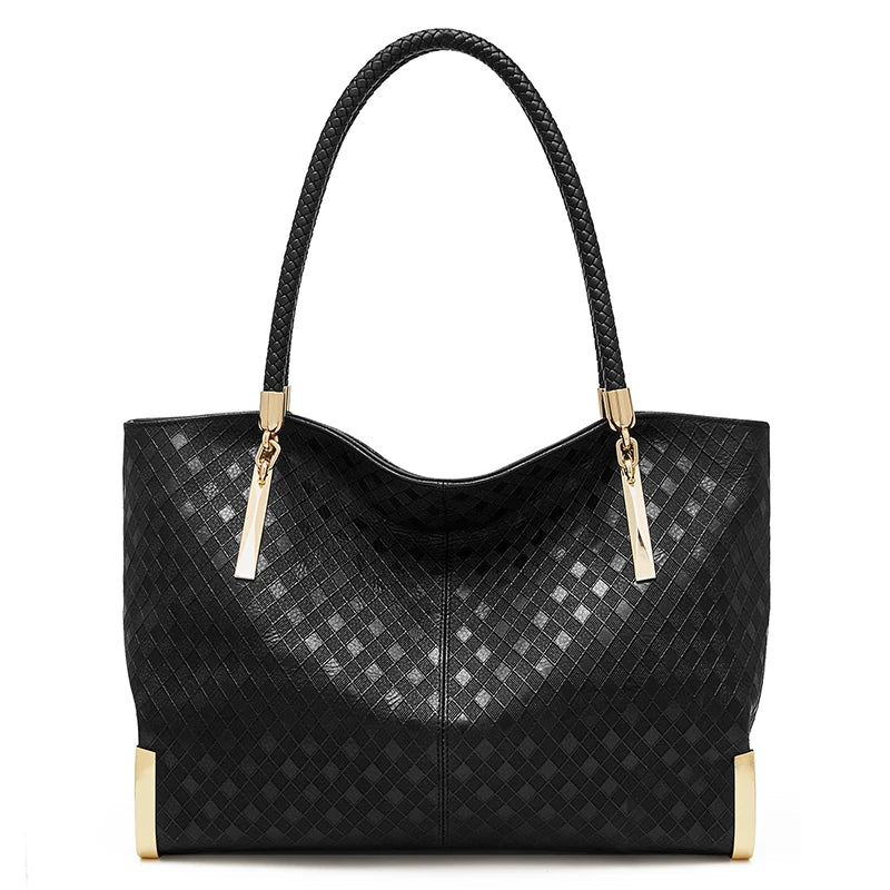 FOXER Genuine Leather Tote Handbag