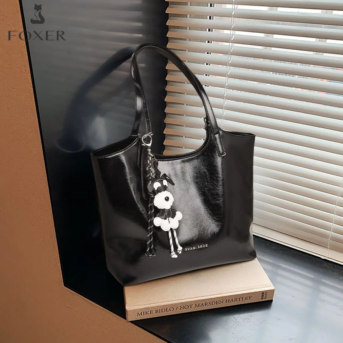 FOXER Soft PU Leather Tote Bag
