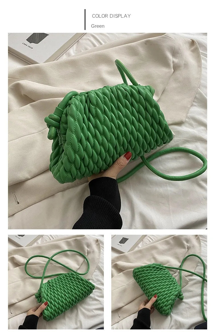 Embroidered Crossbody Shoulder Bag