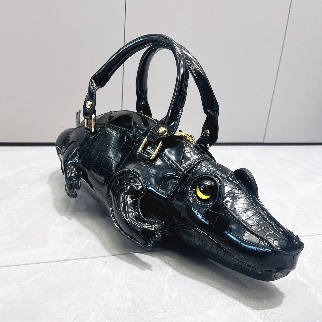 Handmade PU Leather Shoulder Bag
