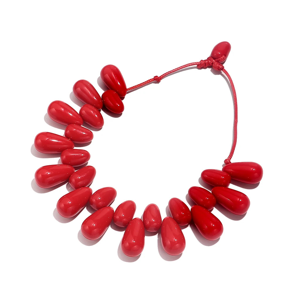 Colorful Resin Statement Choker