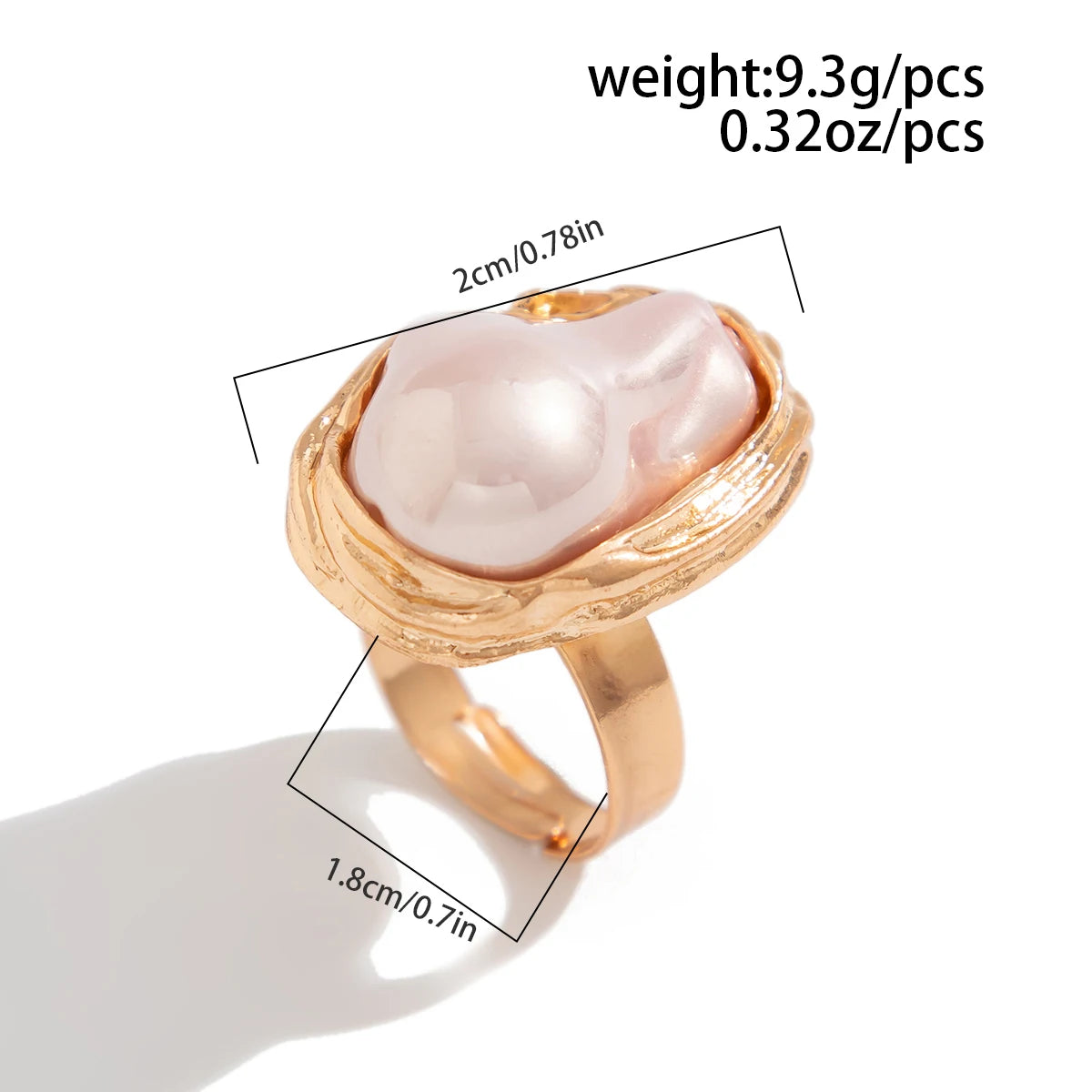 Baroque Pearl Ring